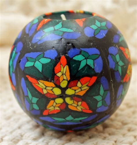 millefiori candle